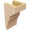 Ekena Millwork 4"W x 4"D x 8"H Wide Monterey Rough Cedar Woodgrain TimberThane Corbel, Primed Tan CORUR04X04X08MONRCPR - alternate 6